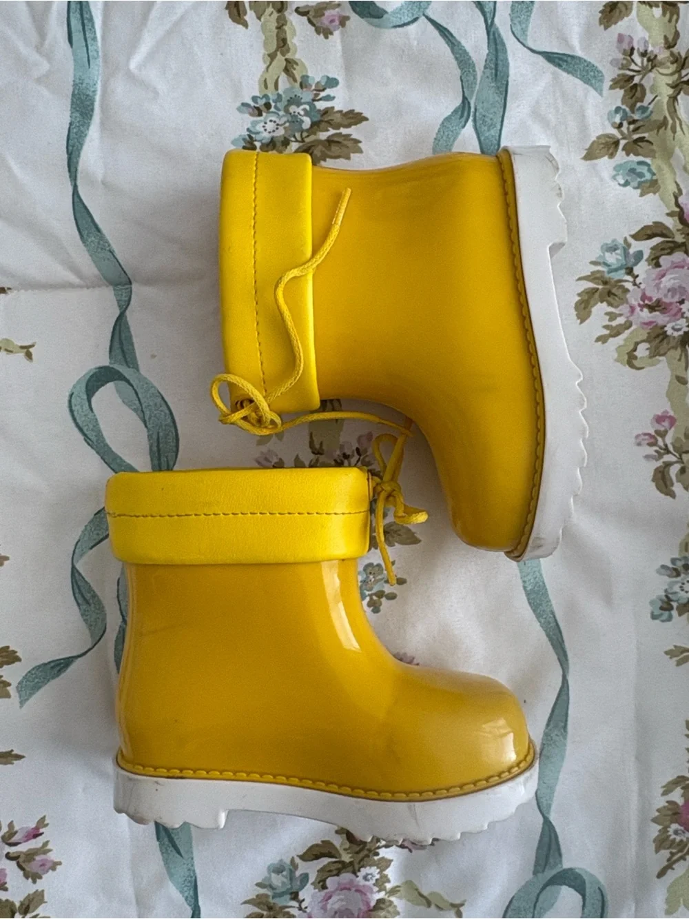 MINI MELISSA MINI RAIN BOOTS YELLOW KIDS 7